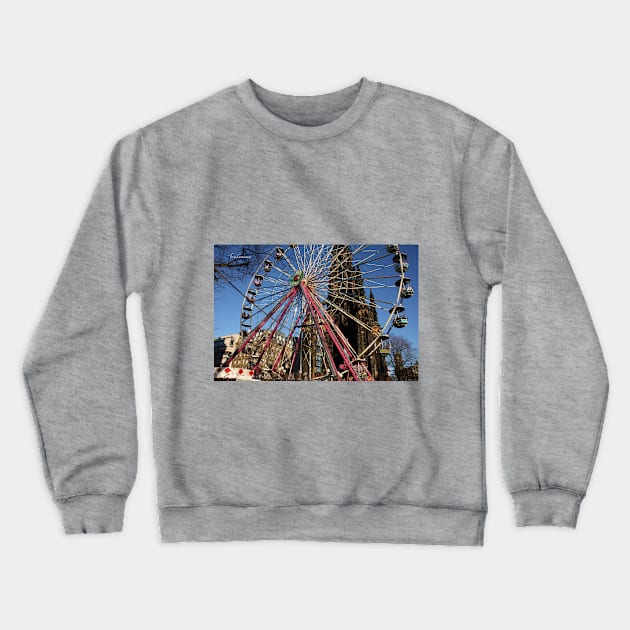 The Big Wheel Crewneck Sweatshirt by tomg